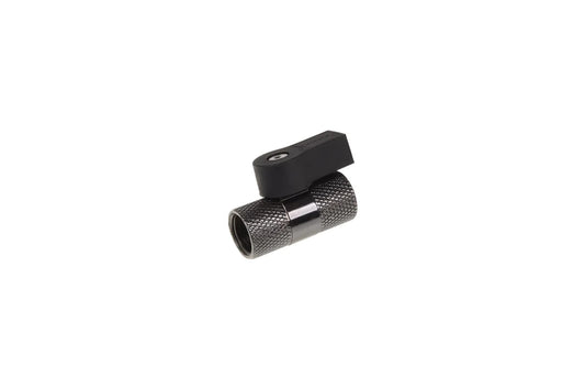 Alphacool 2-way ball valve G1/4 - Black Nickel