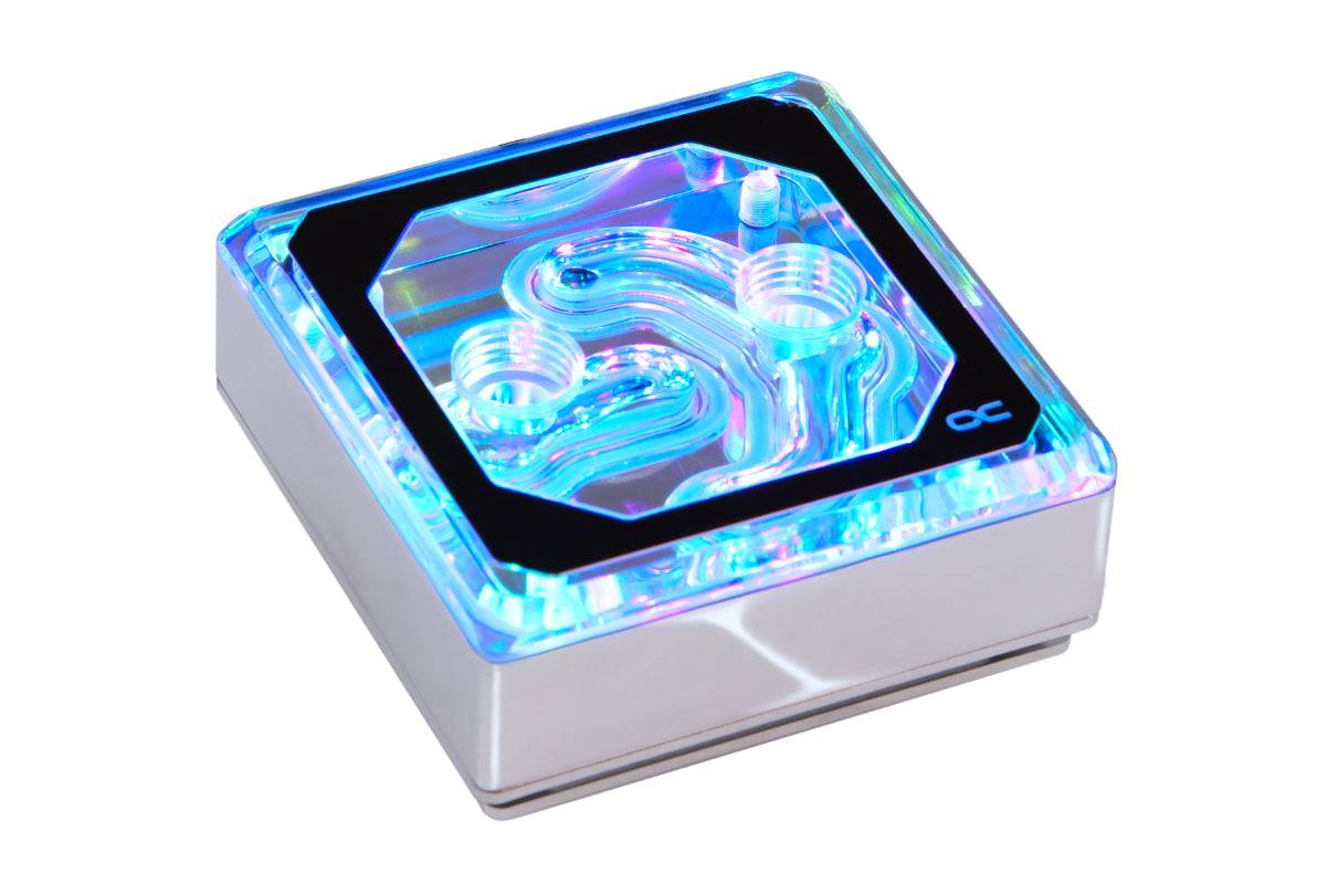 Alphacool Eisblock XPX Aurora Edge - Acryl Chrome Digital RGB CPU Water Block Ordinary Cooling Gear