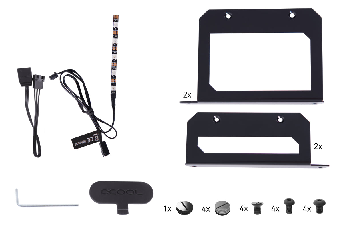 Alphacool Rise Flat Reservoir D5 with VPP pump - Pump Reservoir combo Ordinary Cooling Gear