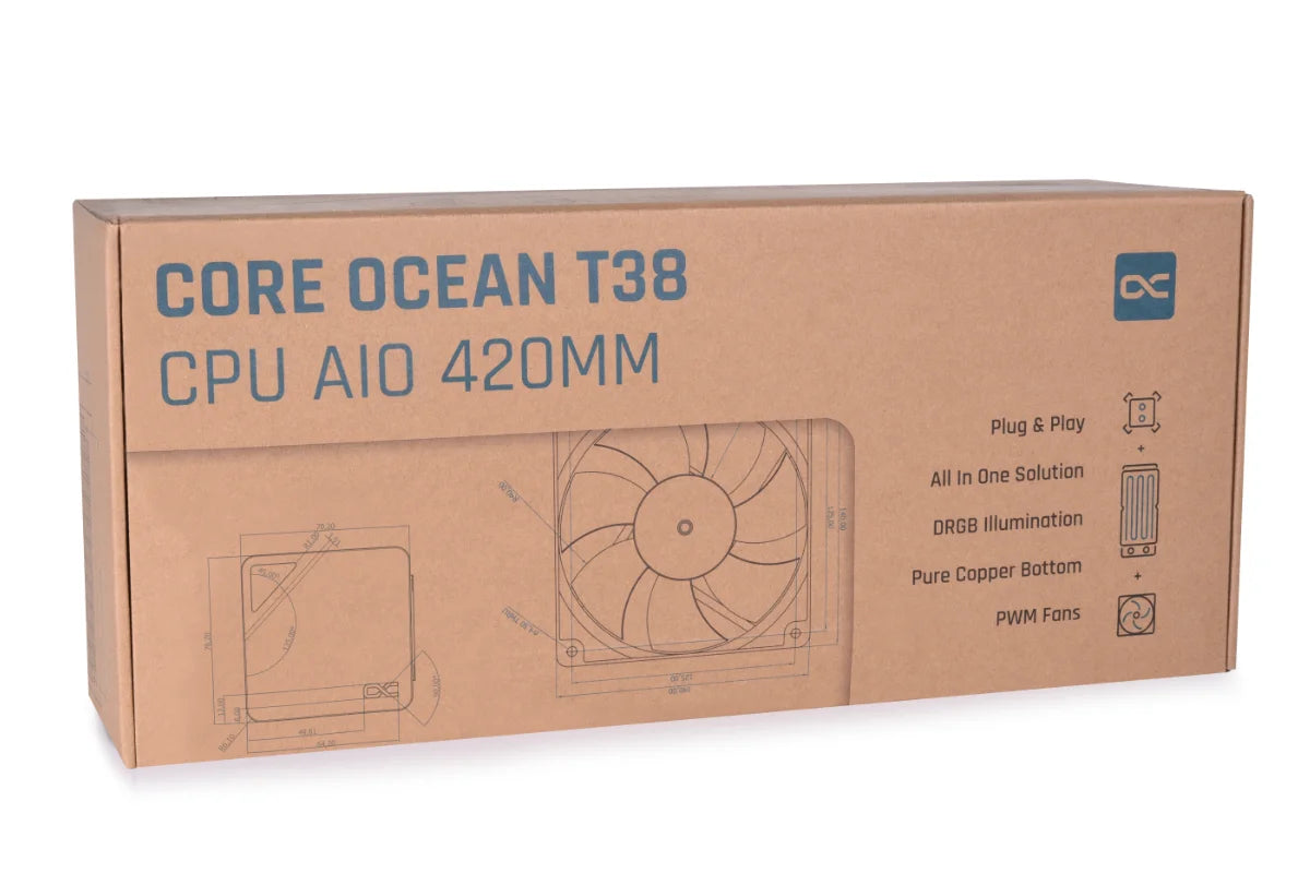 Alphacool Core Ocean T38 AIO 420mm CPU Cooler