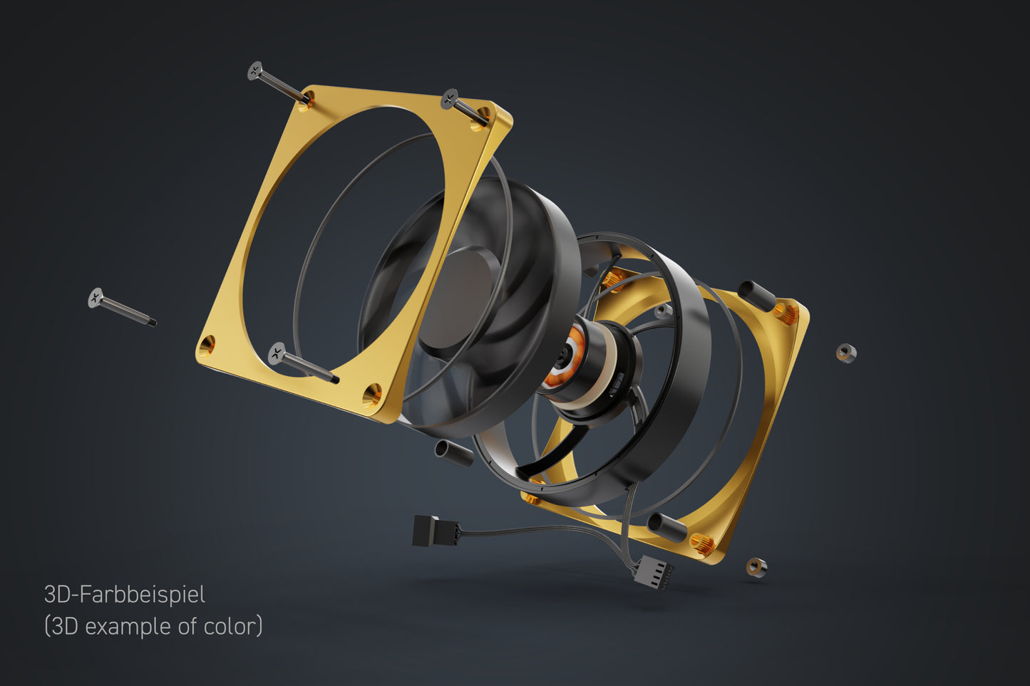 Alphacool Apex Stealth 120mm Power Metal Fan - Black - Ordinary Cooling Gear