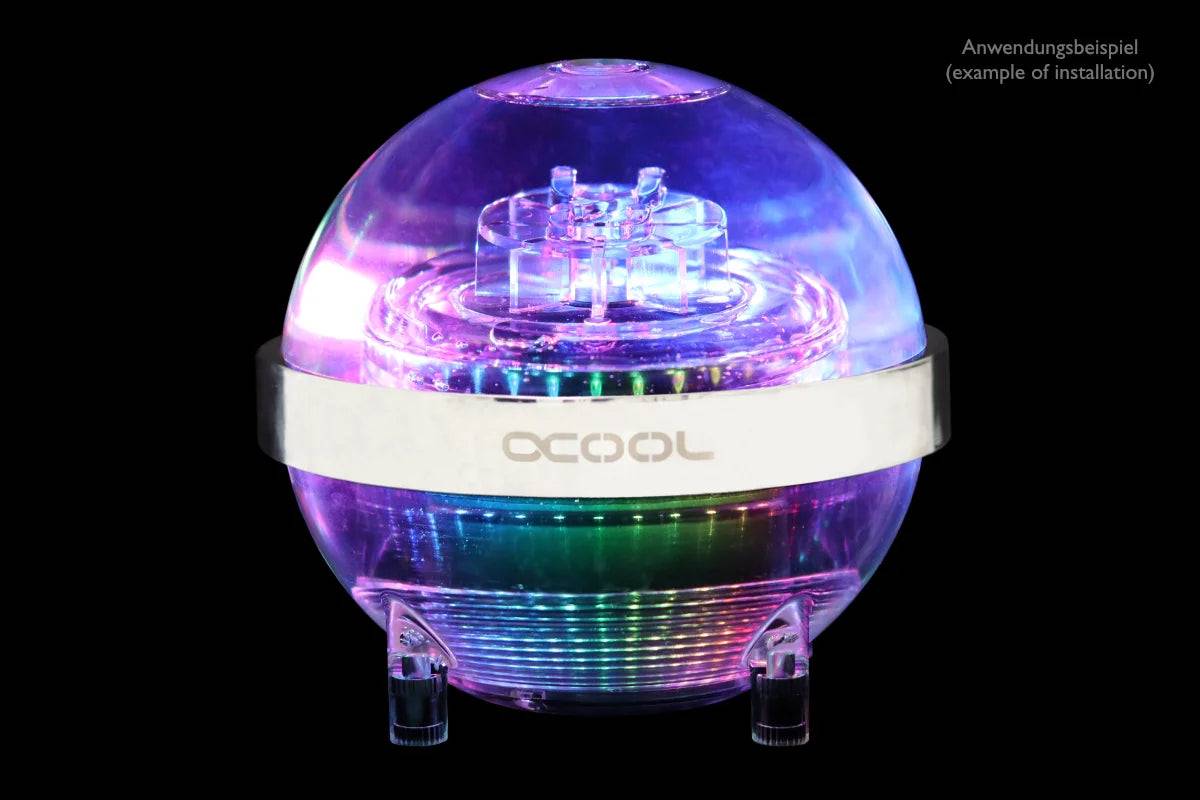 Alphacool Eisball RGB - Acryl w/ D5 VPP655 PWM - Reservoir & Pump Combo Ordinary Cooling Gear Australia