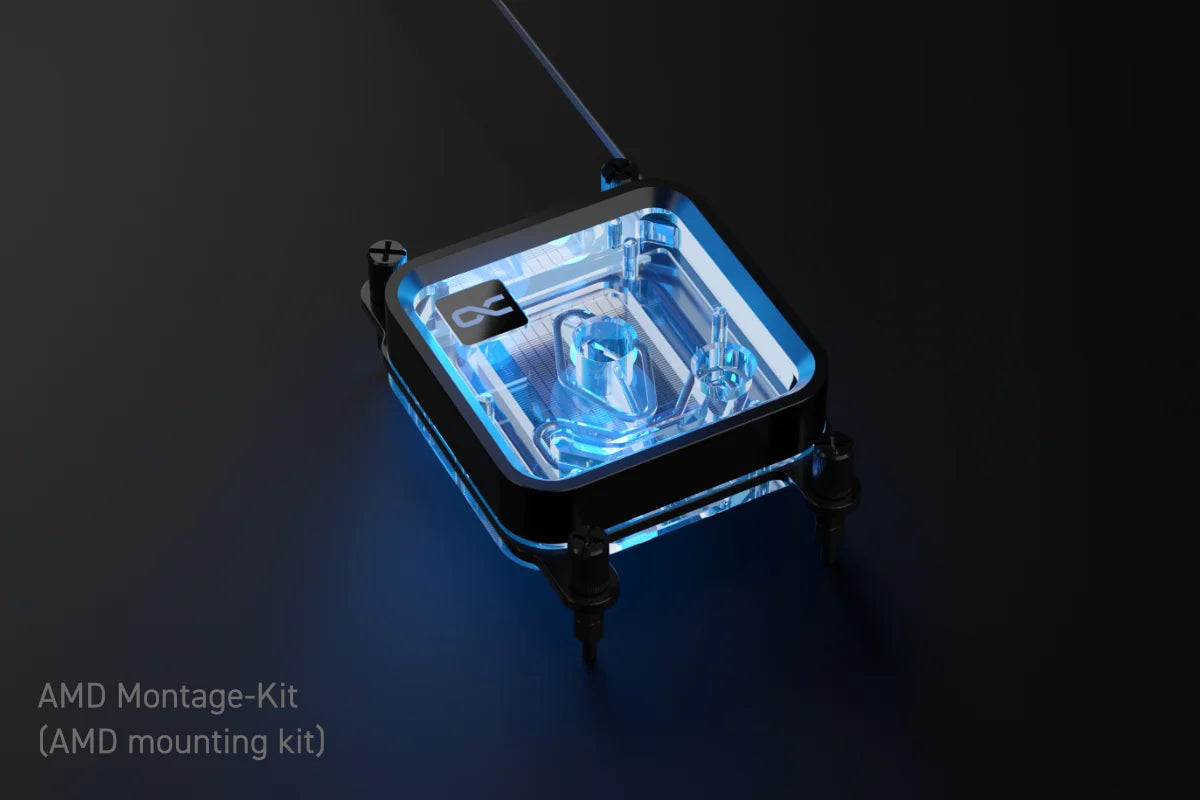 Alphacool Core 1 LT Aurora Acryl CPU Waterblock