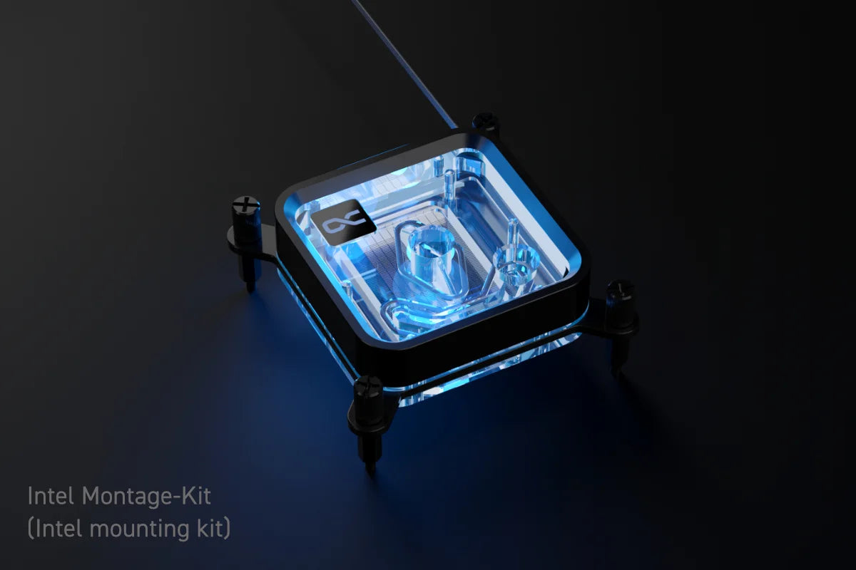 Alphacool Core 1 LT Aurora Acryl CPU Waterblock