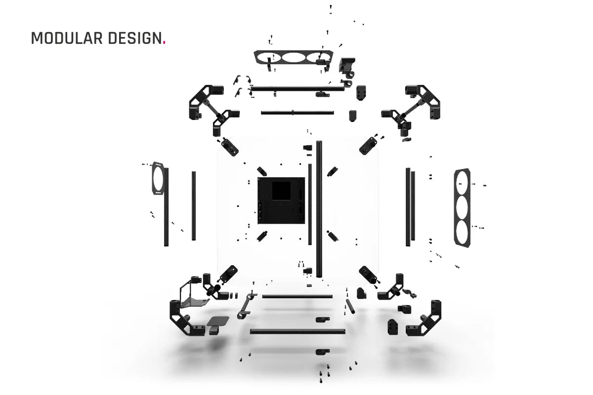 Alphacool Apex Skeleton Carbon Case