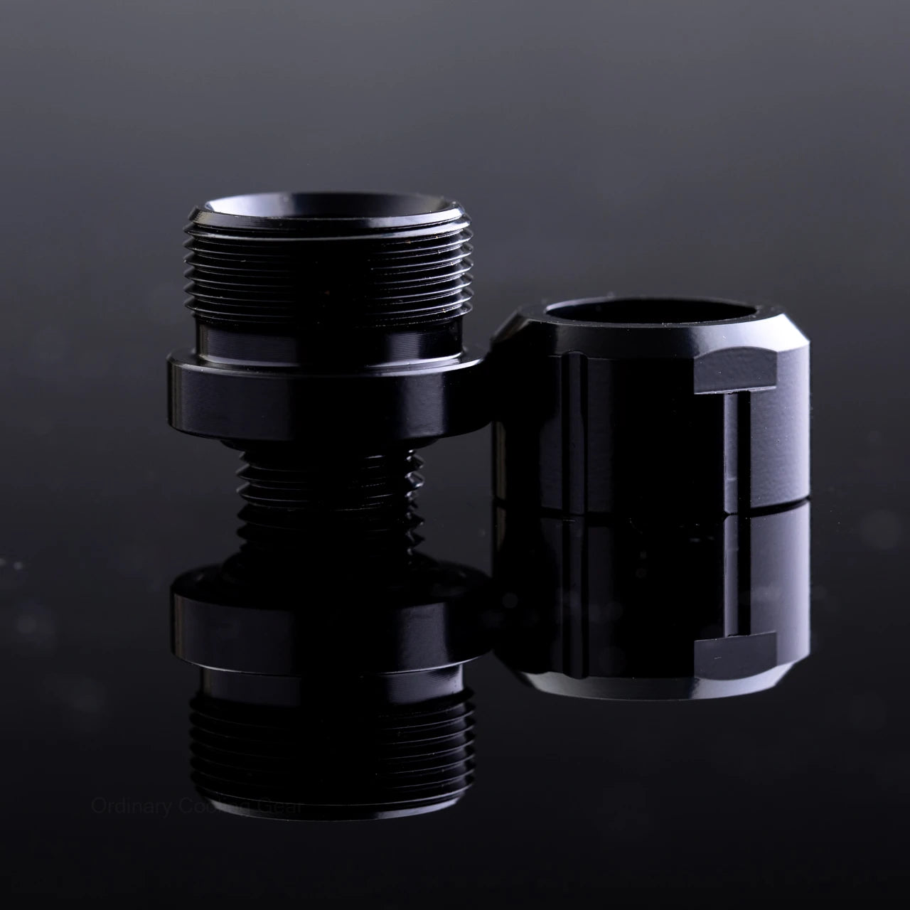 OCGear G1/4 14mm Hard Tube Compression Fitting Black