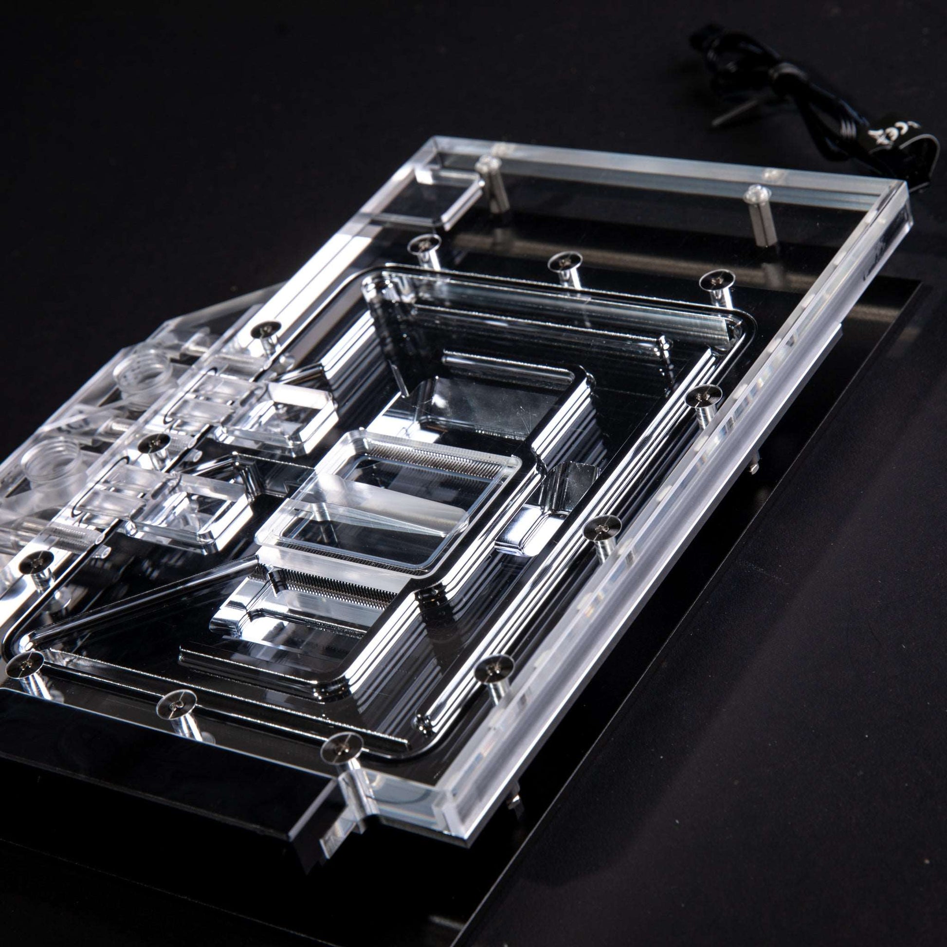 Alphacool Eisblock Aurora Acryl RTX 4080 Asus Strix/TUF with Backplate GPU Water Block Ordinary Cooling Gear