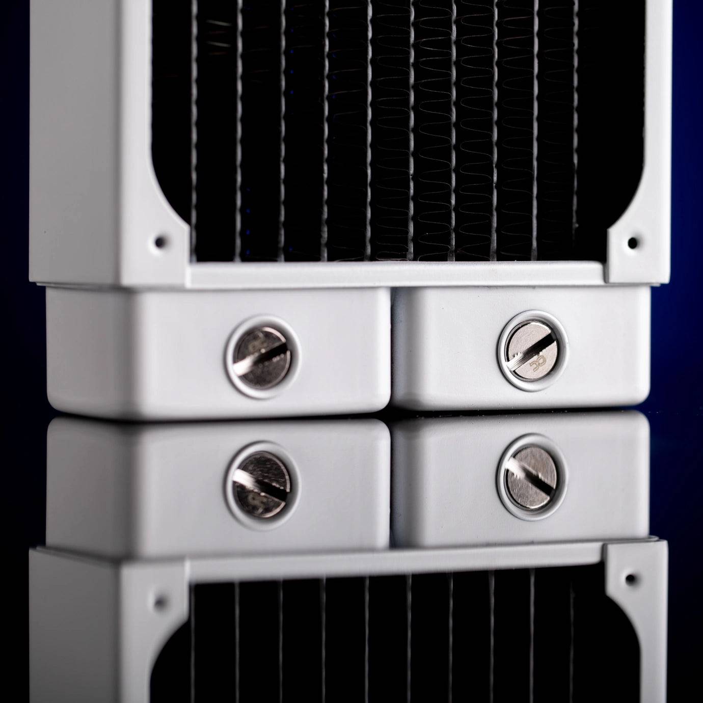 Alphacool NexXxoS XT45 Full Copper 240mm x 45mm radiator V.2 - White Ordinary Cooling Gear Australia