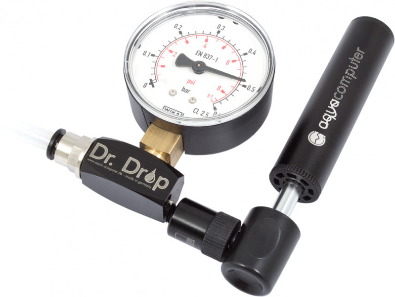 Aquacomputer Dr. Drop PROFESSIONAL pressure leak tester incl. air pump