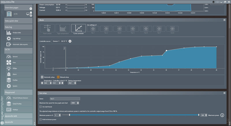 Aquacomputer OCTO fan controller for PWM fans Ordinary Cooling Gear
