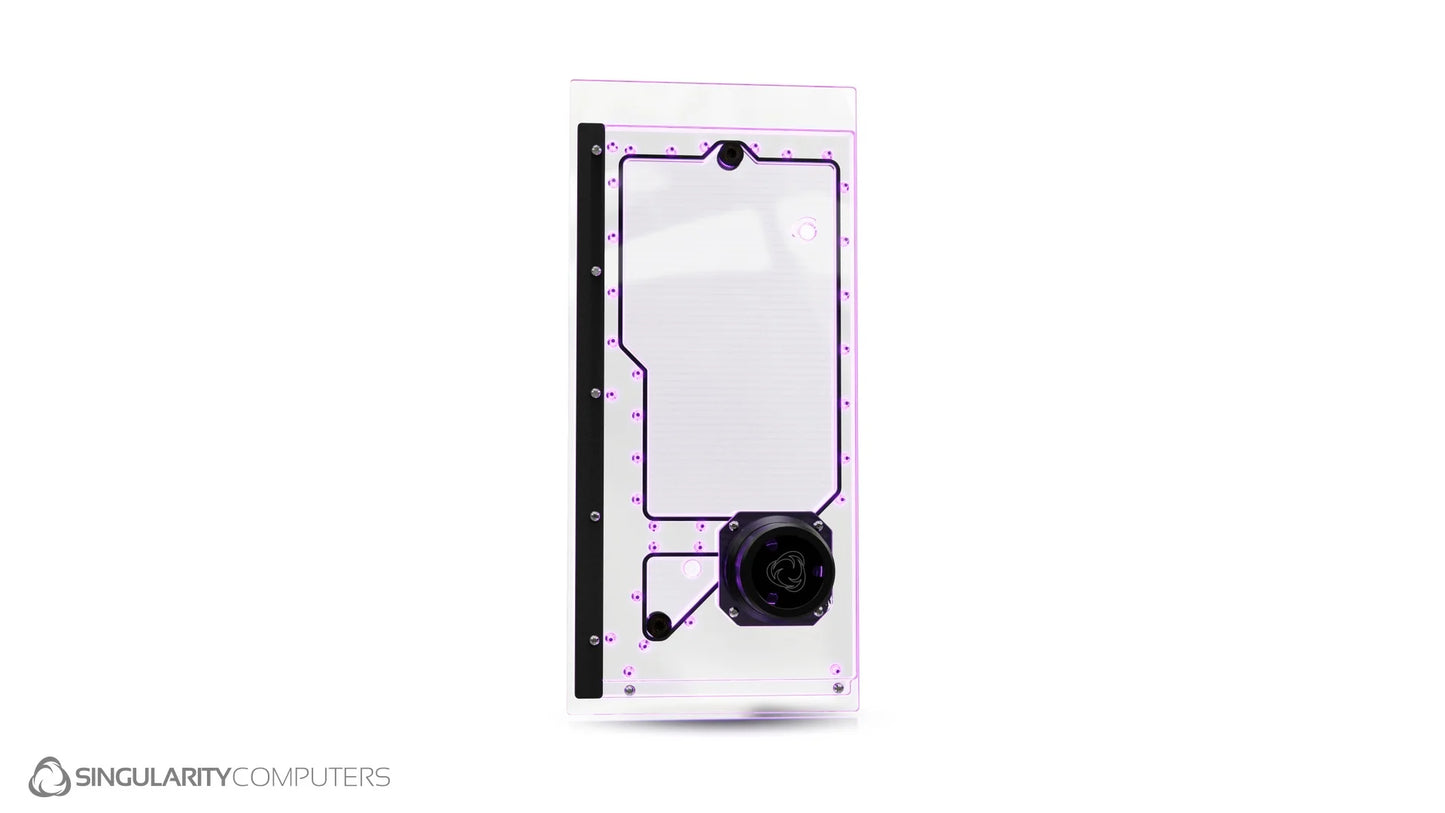 Singularity Computers NZXT H9 Front D5 Reservoir Distribution Plate