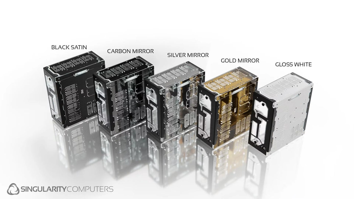 Singularity Computers Axiom ARGB D5 Reservoir Combo Distribution Plate