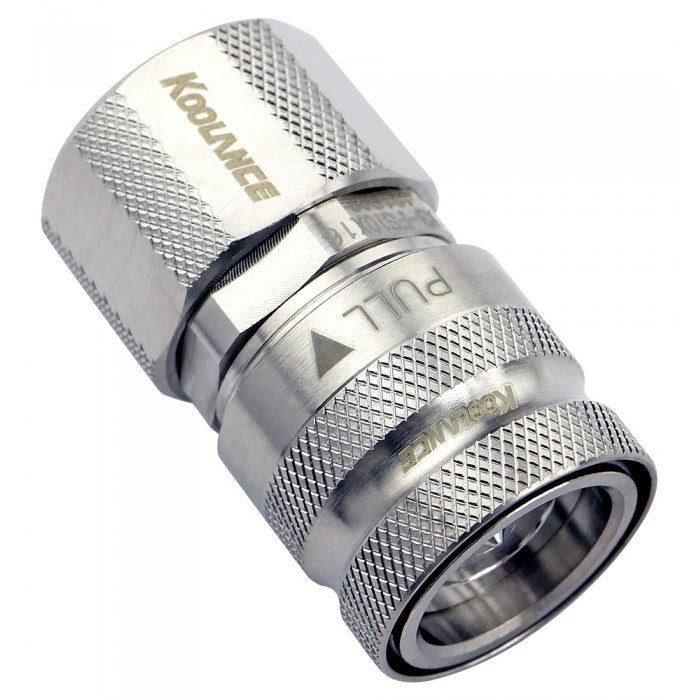 Koolance QD3 Female Quick Disconnect for 10mm x 16mm Chrome