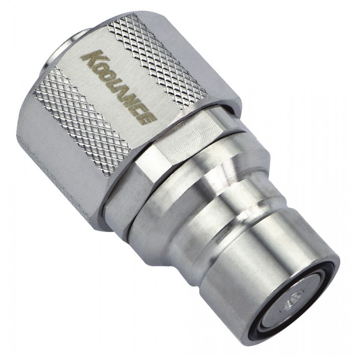 Koolance QD3 Male Quick Disconnect No-Spill Coupling, Compression for 10mm x 16mm - Chrome Ordinary Cooling Gear Australia